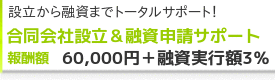 合同会社設立＆融資申請サポート